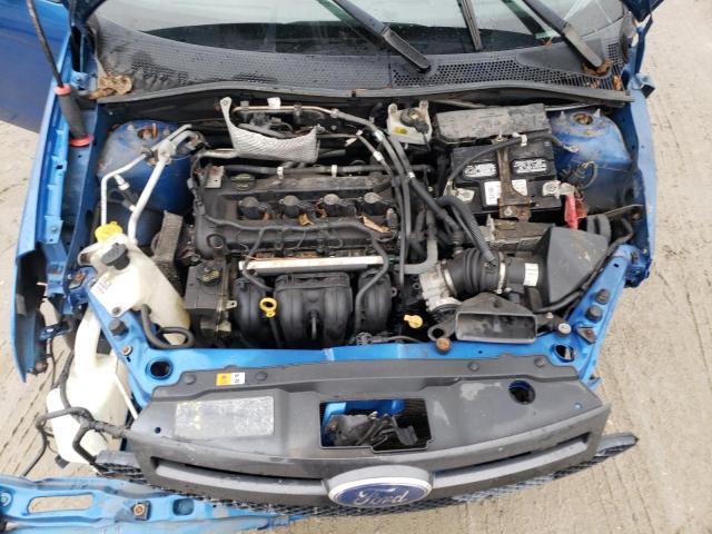 1FAHP3GN1AW174763 - 2010 FORD FOCUS SES BLUE photo 11