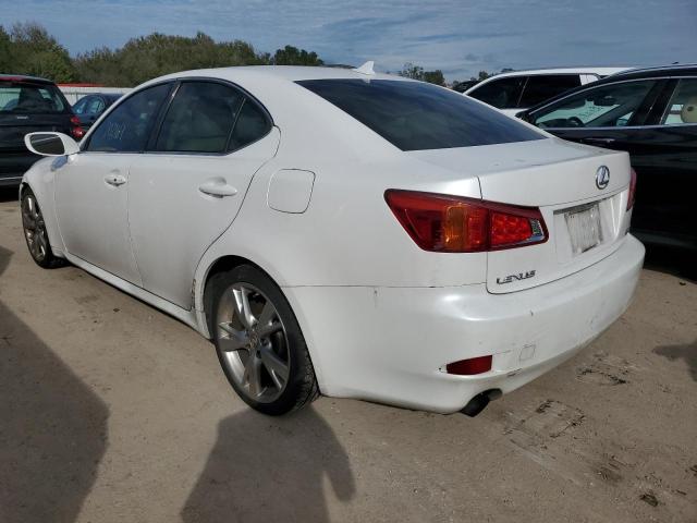 JTHBK262295106729 - 2009 LEXUS IS 250 WHITE photo 2