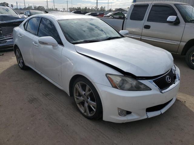 JTHBK262295106729 - 2009 LEXUS IS 250 WHITE photo 4