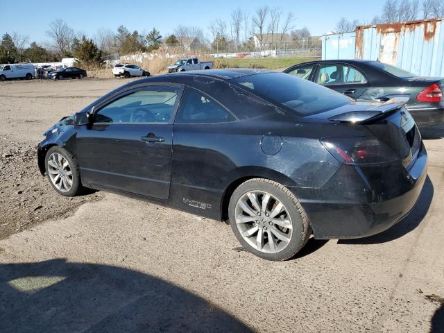 2HGFG21519H704584 - 2009 HONDA CIVIC SI BLACK photo 2