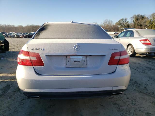 WDDHF8HB2BA332448 - 2011 MERCEDES-BENZ E 350 4MAT SILVER photo 6