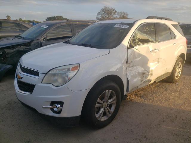 2GNALCEK6F6300737 - 2015 CHEVROLET EQUINOX LT WHITE photo 1