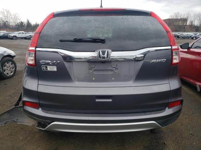 5J6RM4H53GL100860 - 2016 HONDA CR-V EX GRAY photo 6