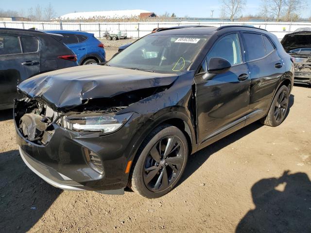 LRBFZPR45ND168472 - 2022 BUICK ENVISION E BLACK photo 1