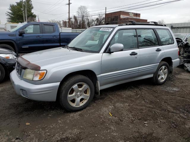 JF1SF65672H734104 - 2002 SUBARU FORESTER S SILVER photo 1