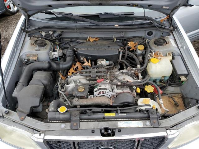 JF1SF65672H734104 - 2002 SUBARU FORESTER S SILVER photo 11