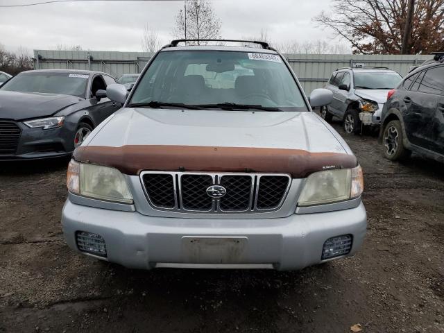 JF1SF65672H734104 - 2002 SUBARU FORESTER S SILVER photo 5