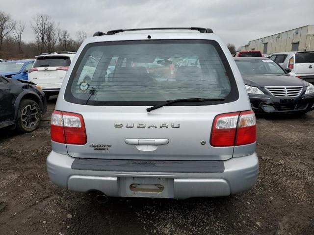 JF1SF65672H734104 - 2002 SUBARU FORESTER S SILVER photo 6