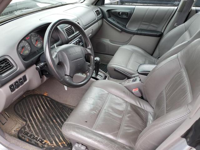 JF1SF65672H734104 - 2002 SUBARU FORESTER S SILVER photo 7