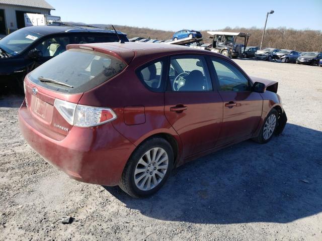 JF1GH6B66BH810724 - 2011 SUBARU IMPREZA 2. MAROON photo 3