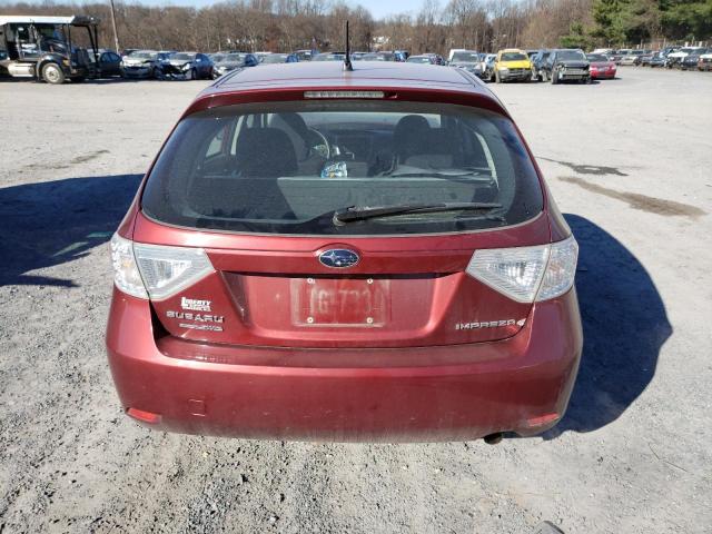 JF1GH6B66BH810724 - 2011 SUBARU IMPREZA 2. MAROON photo 6