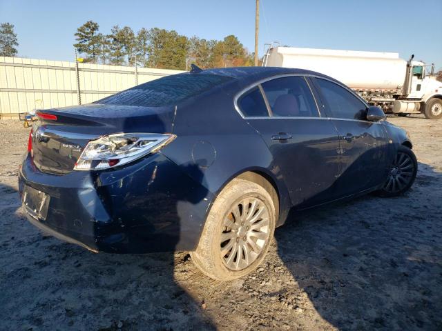 W04GP5EC4B1012640 - 2011 BUICK REGAL CXL BLUE photo 3