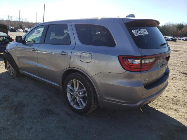 1C4SDJCT5MC661732 - 2021 DODGE DURANGO R/ SILVER photo 2