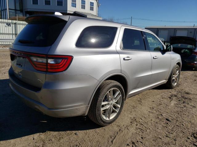 1C4SDJCT5MC661732 - 2021 DODGE DURANGO R/ SILVER photo 3