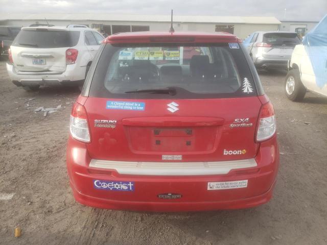 JS2YA5A56B6300574 - 2011 SUZUKI SX4 RED photo 6