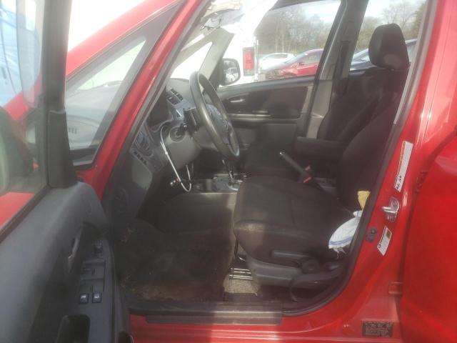 JS2YA5A56B6300574 - 2011 SUZUKI SX4 RED photo 7