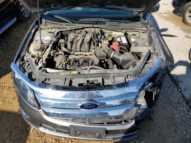 3FAHP0JG4CR434779 - 2012 FORD FUSION SEL GRAY photo 11