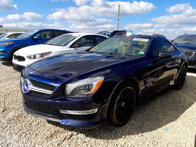 WDDJK7EA0EF022003 - 2014 MERCEDES-BENZ SL 63 AMG BLUE photo 1