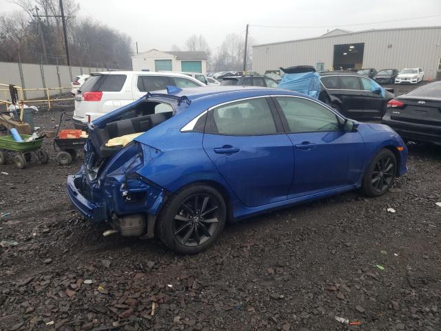 SHHFK7H85LU414273 - 2020 HONDA CIVIC EXL Niebieski zdjęcie 3