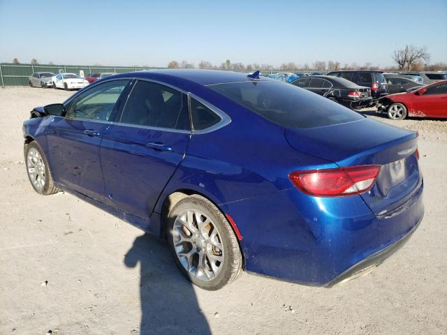 1C3CCCEG2FN512435 - 2015 CHRYSLER 200 C BLUE photo 2