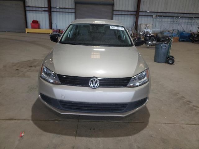 3VW1K7AJ6EM205404 - 2014 VOLKSWAGEN JETTA BASE TAN photo 5