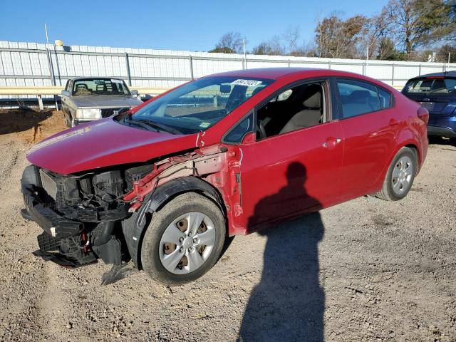 KNAFK4A62G5445638 - 2016 KIA FORTE LX RED photo 1