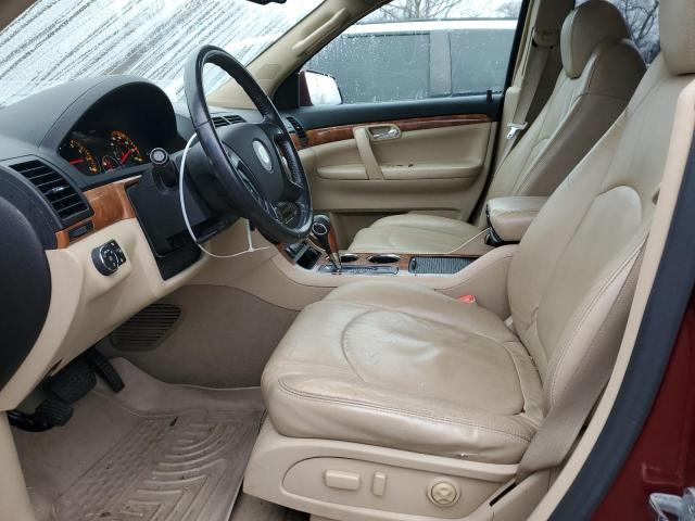 5GZER23728J119320 - 2008 SATURN OUTLOOK XR RED photo 7