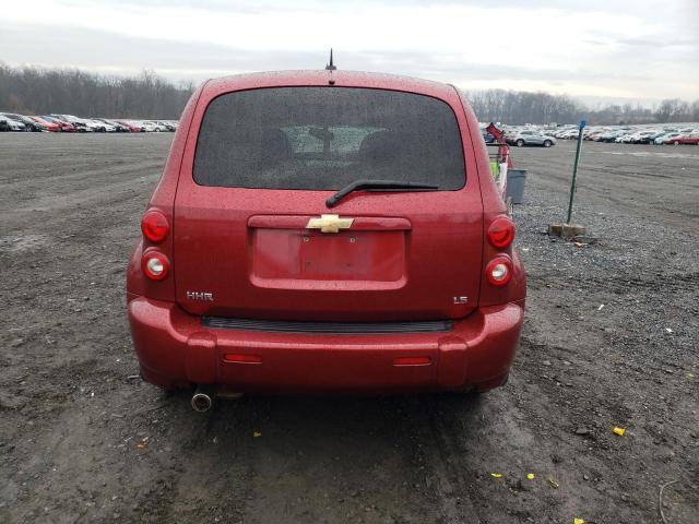 3GNCA13D28S705795 - 2008 CHEVROLET HHR LS RED photo 6