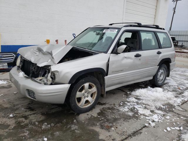 JF1SF65651G760110 - 2001 SUBARU FORESTER S SILVER photo 1