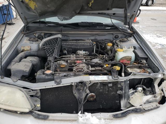 JF1SF65651G760110 - 2001 SUBARU FORESTER S SILVER photo 11