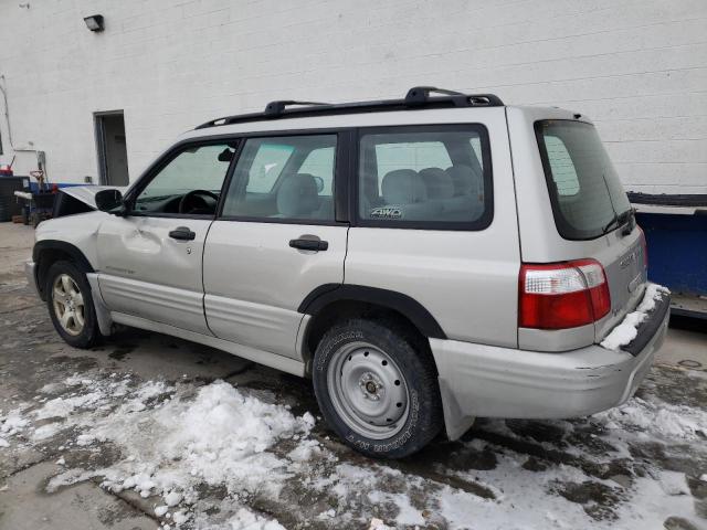 JF1SF65651G760110 - 2001 SUBARU FORESTER S SILVER photo 2