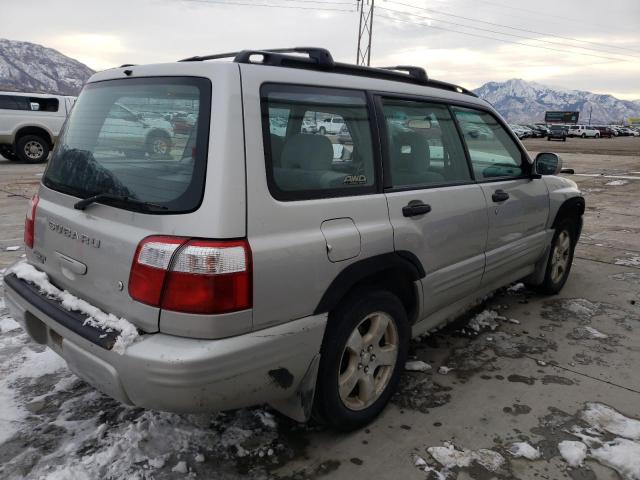 JF1SF65651G760110 - 2001 SUBARU FORESTER S SILVER photo 3