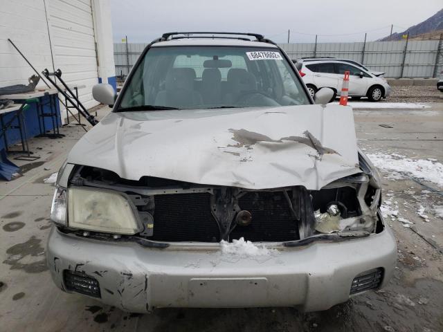 JF1SF65651G760110 - 2001 SUBARU FORESTER S SILVER photo 5