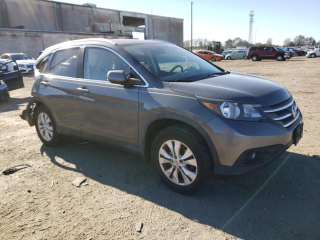 2HKRM4H74DH614630 - 2013 HONDA CR-V EXL GRAY photo 4