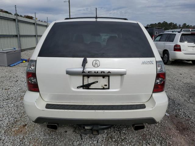 2HNYD18254H530169 - 2004 ACURA MDX WHITE photo 6