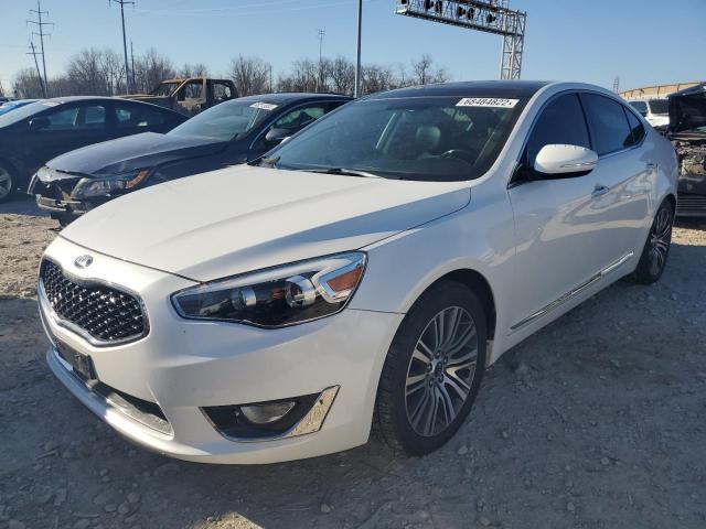 KNALN4D76E5121152 - 2014 KIA CADENZA PR WHITE photo 1