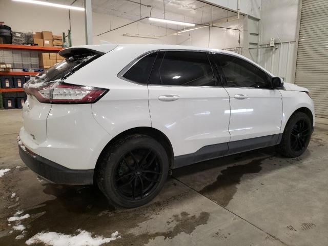 2FMTK4J84FBB84543 - 2015 FORD EDGE SEL WHITE photo 3