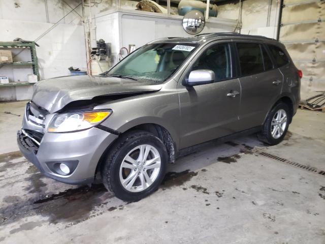 5XYZKDAG8BG025908 - 2011 HYUNDAI SANTA FE L GRAY photo 1