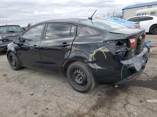 KNADM4A37D6266430 - 2013 KIA RIO LX BLACK photo 2