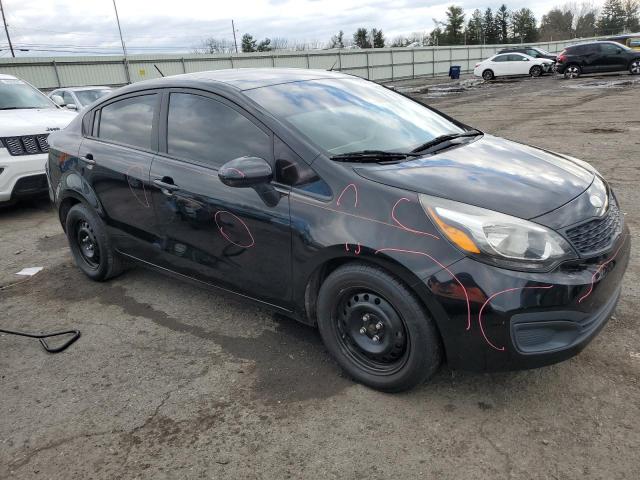 KNADM4A37D6266430 - 2013 KIA RIO LX BLACK photo 4