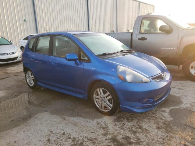 JHMGD38677S011460 - 2007 HONDA FIT S ლურჯი ფოტო 4