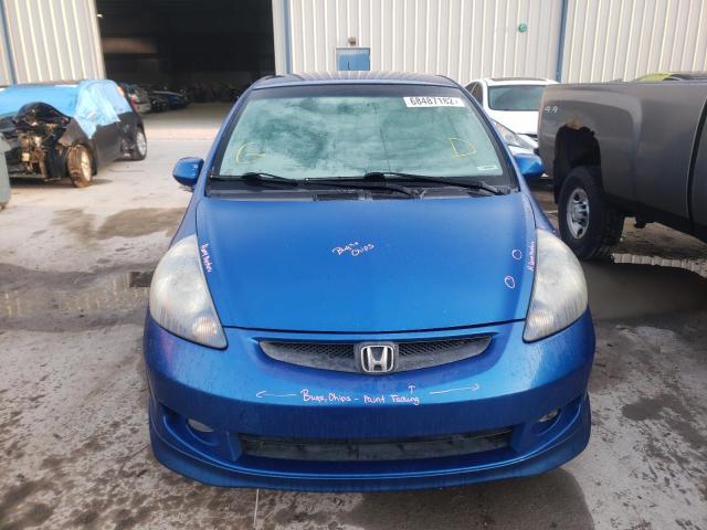 JHMGD38677S011460 - 2007 HONDA FIT S ლურჯი ფოტო 5