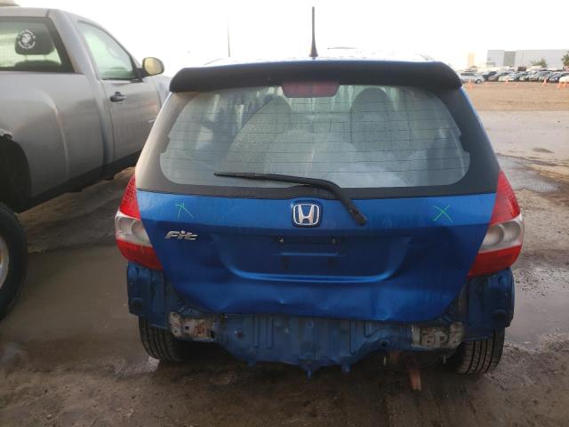JHMGD38677S011460 - 2007 HONDA FIT S ლურჯი ფოტო 6