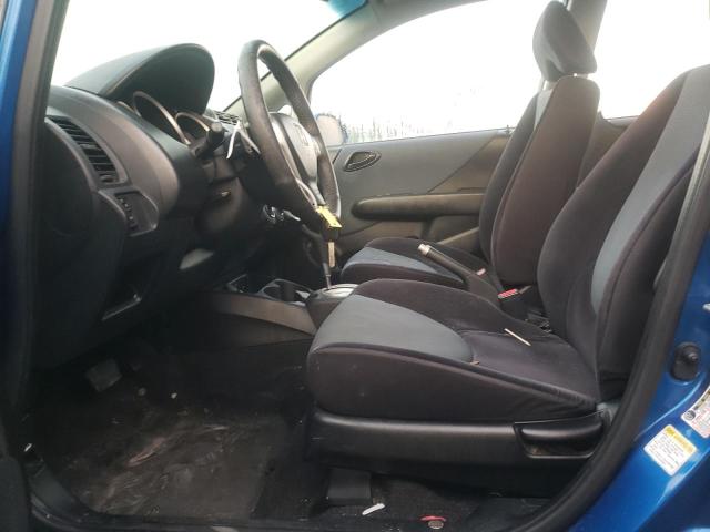 JHMGD38677S011460 - 2007 HONDA FIT S ლურჯი ფოტო 7