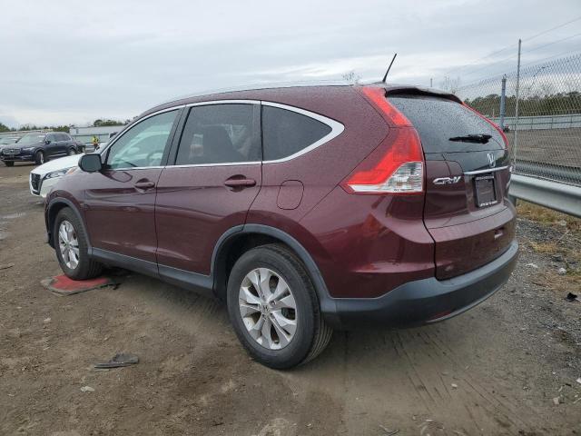 5J6RM4H77EL023635 - 2014 HONDA CR-V EXL BURGUNDY photo 2