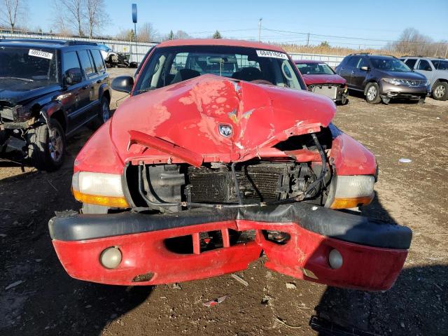 1B7GG2AN21S112384 - 2001 DODGE DAKOTA QUA RED photo 5