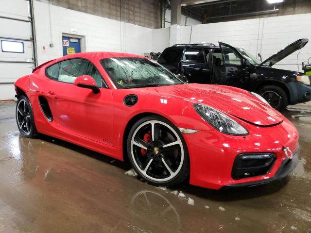 WP0AB2A87FK180816 - 2015 PORSCHE CAYMAN S RED photo 4