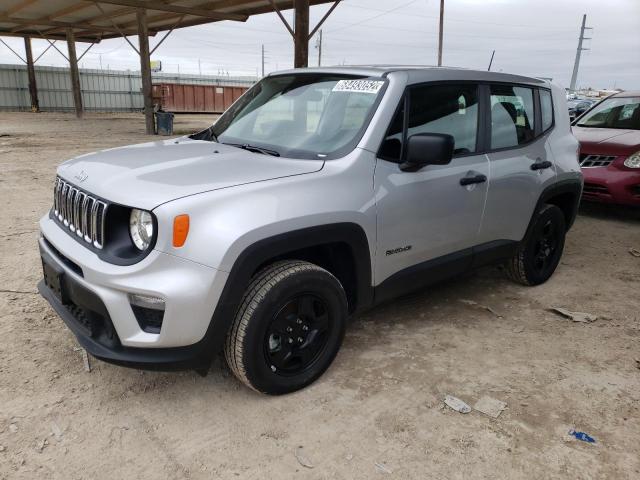 ZACNJDAB6MPN20632 - 2021 JEEP RENEGADE S SILVER photo 1