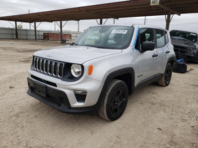 ZACNJDAB6MPN20016 - 2021 JEEP RENEGADE S SILVER photo 1