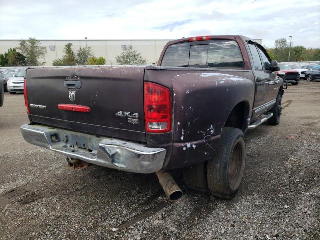 3D7MS48C85G842112 - 2005 DODGE RAM 3500 S MAROON photo 3